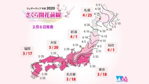桜開花予想2020(0206)